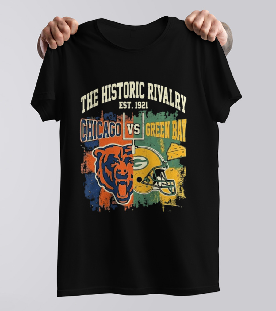 The Historic Rivalry Chicago Vs Green Bay Est 1921 T-Shirt