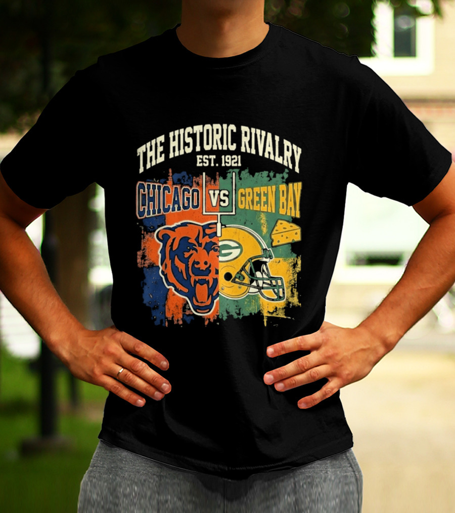 The Historic Rivalry Chicago Vs Green Bay Est 1921 T-Shirt