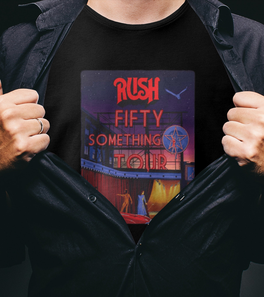 Rush Fifty Something Tour Climate Pledge Arena Seattle WA Oct 10th 12th 2026 T-Shirt
