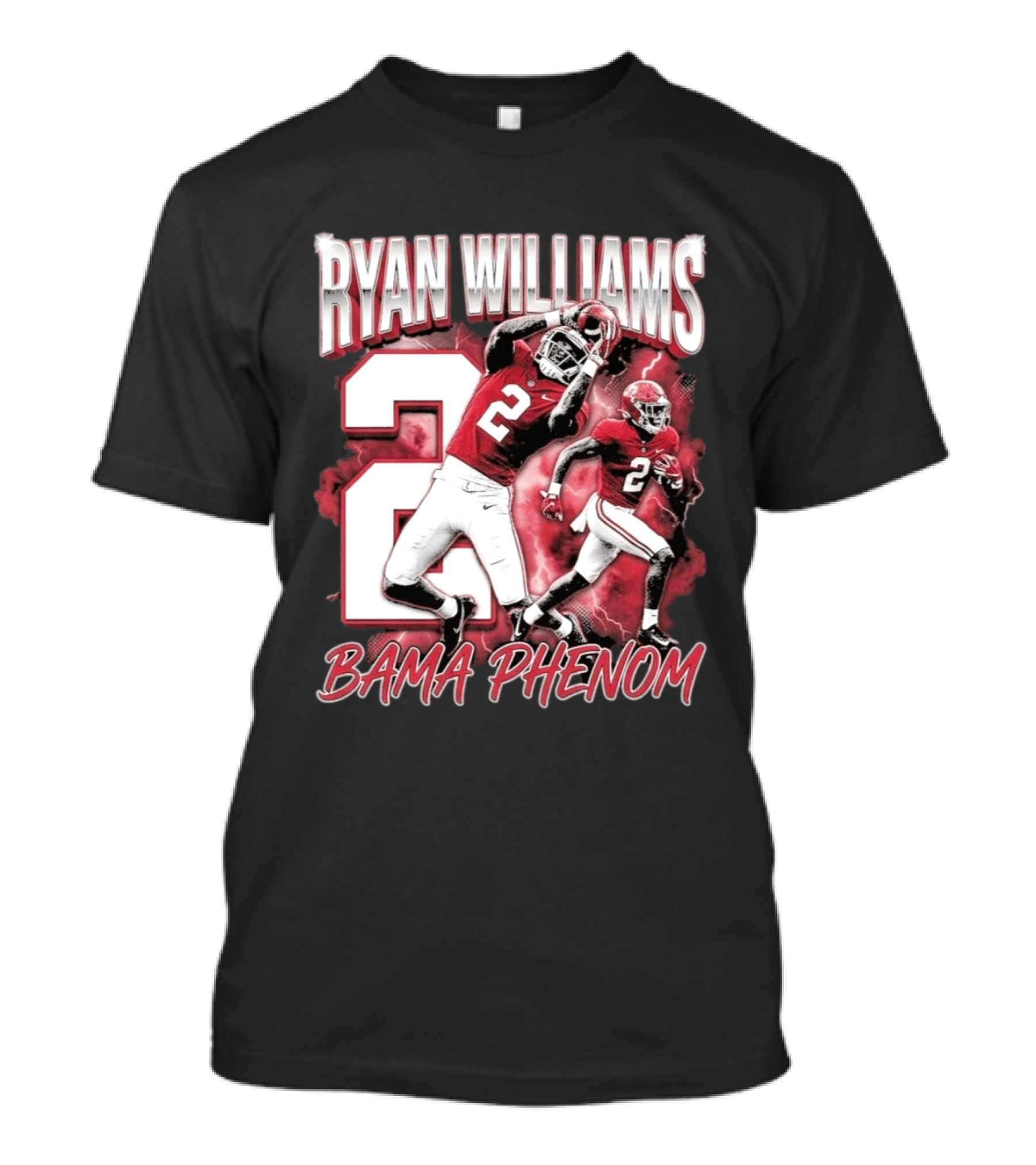 Ryan Williams Number 2 Bama Phenom Football T-Shirt