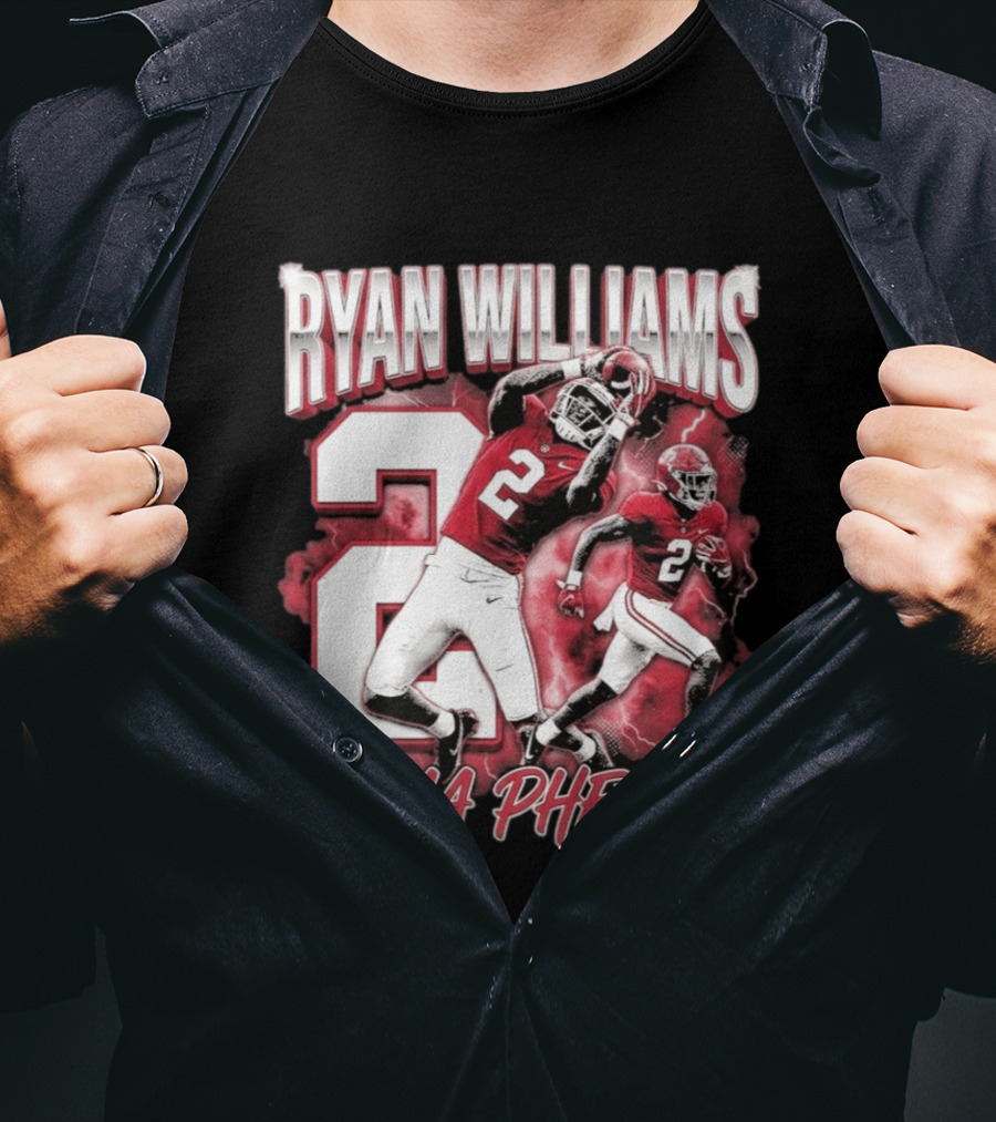 Ryan Williams Number 2 Bama Phenom Football T-Shirt