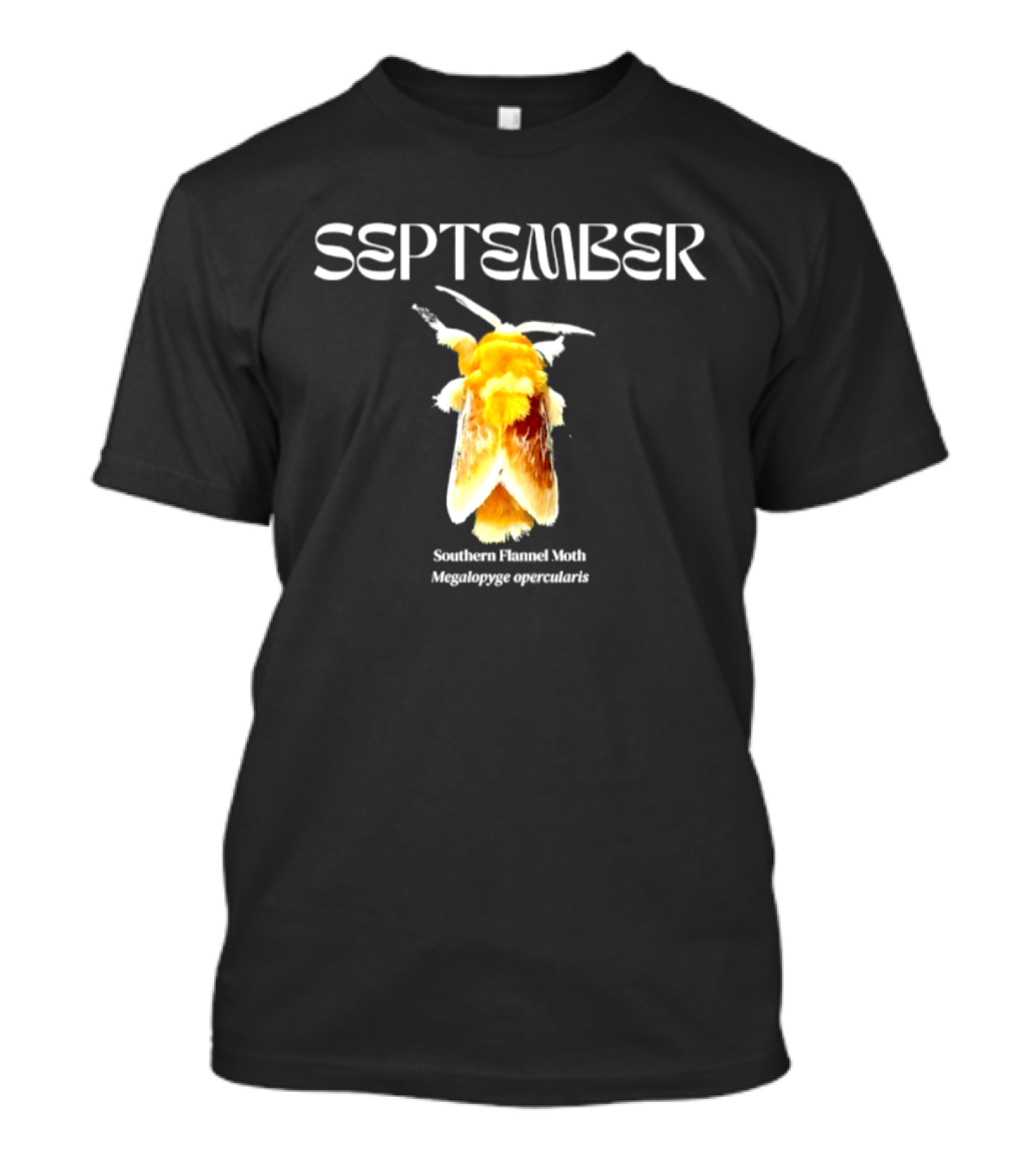 September Southern Flannel Moth Megalopyge Opercularis T-Shirt