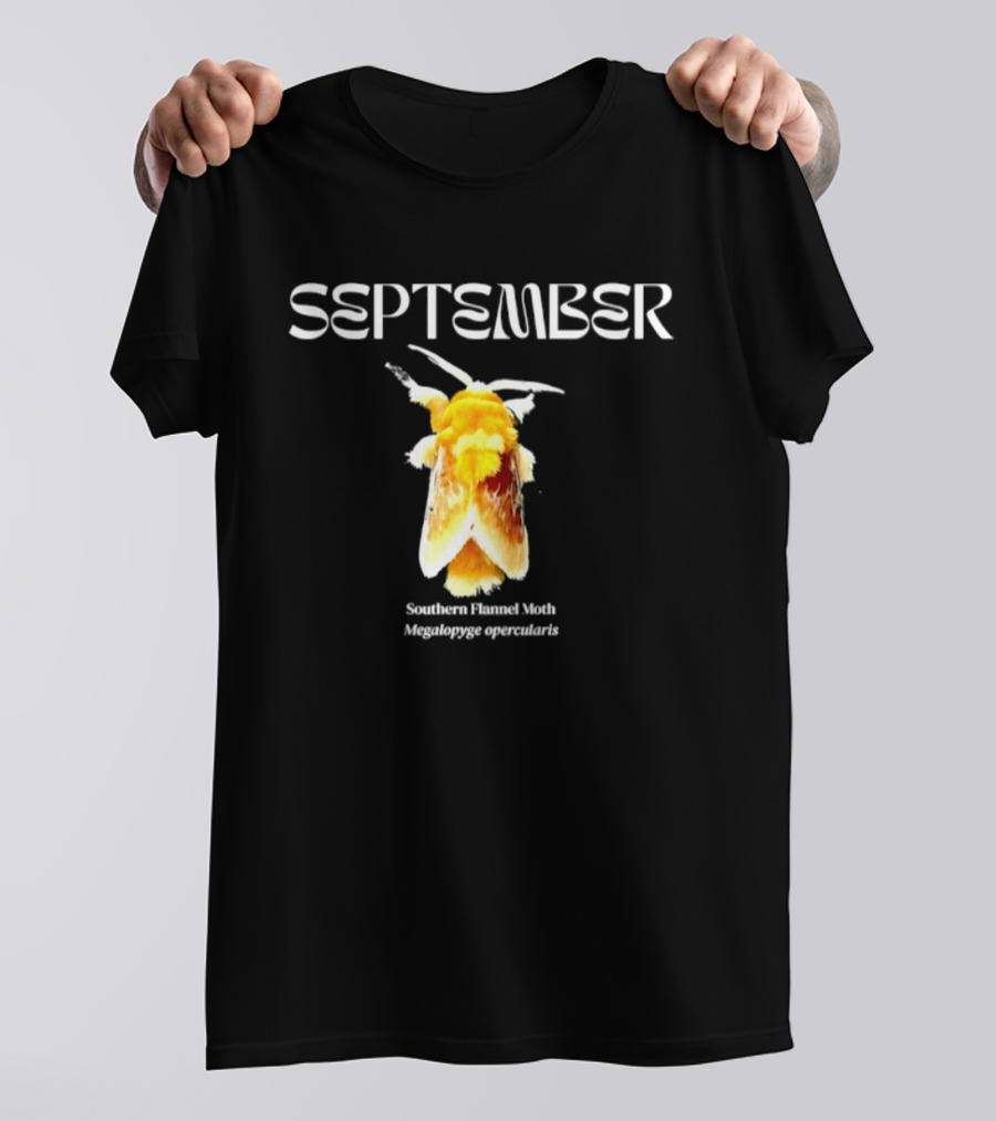 September Southern Flannel Moth Megalopyge Opercularis T-Shirt