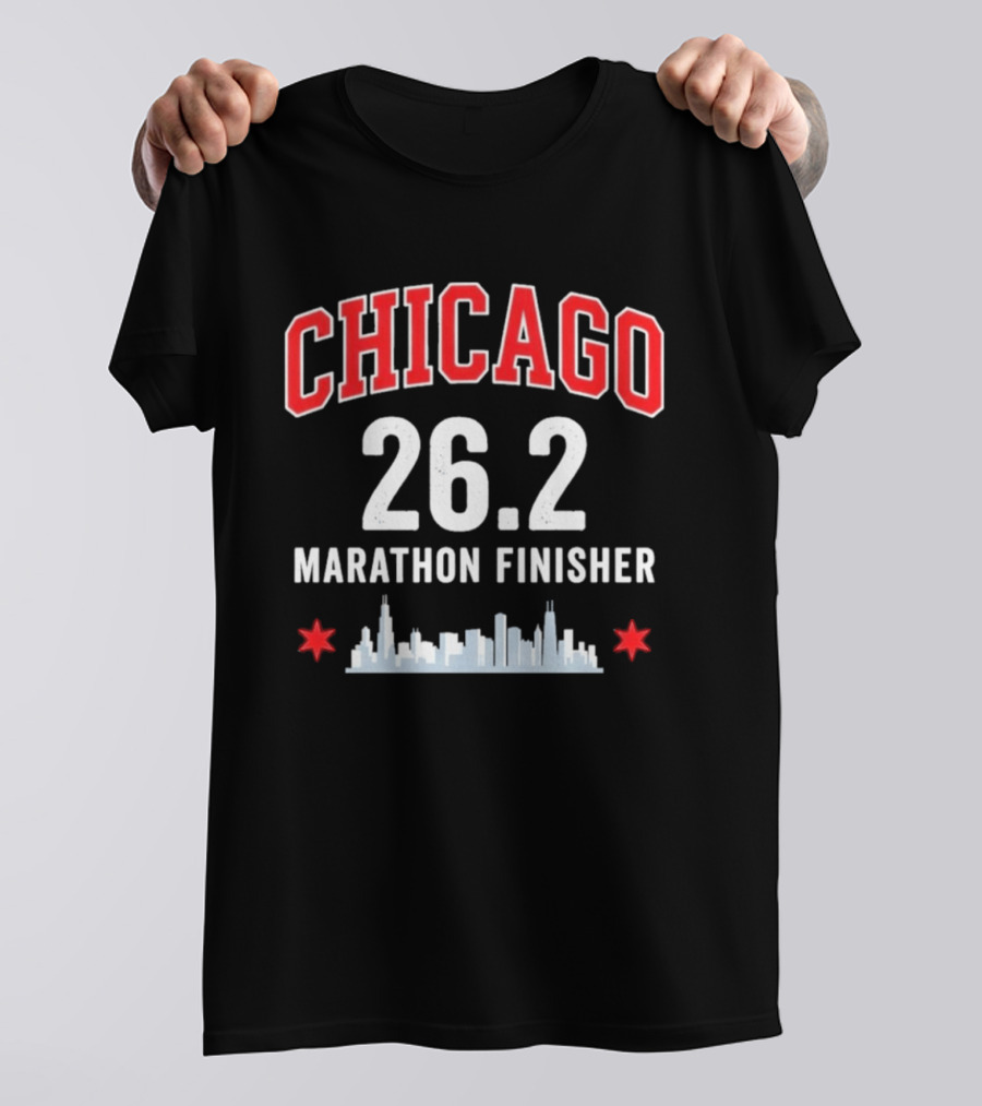 Chicago 26.2 Marathon Finisher T-Shirt