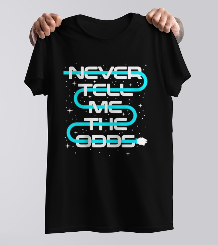 Star Wars Han Solo Never Tell Me The Odds T-Shirt