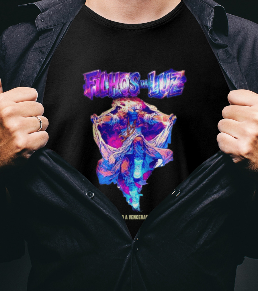 Filhos Da Luz As Trevas Não A Venceram João 1 5 Vibrant Angelic Warrior T-Shirt