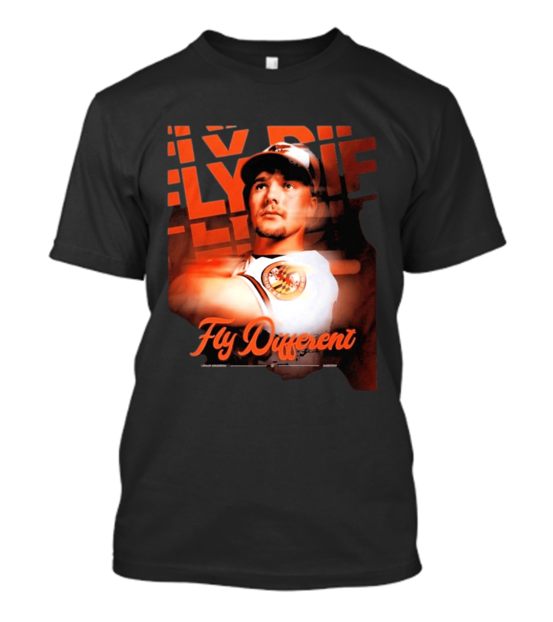 Gunnar Henderson Orioles Fly Different Baltimore Baseball T-Shirt