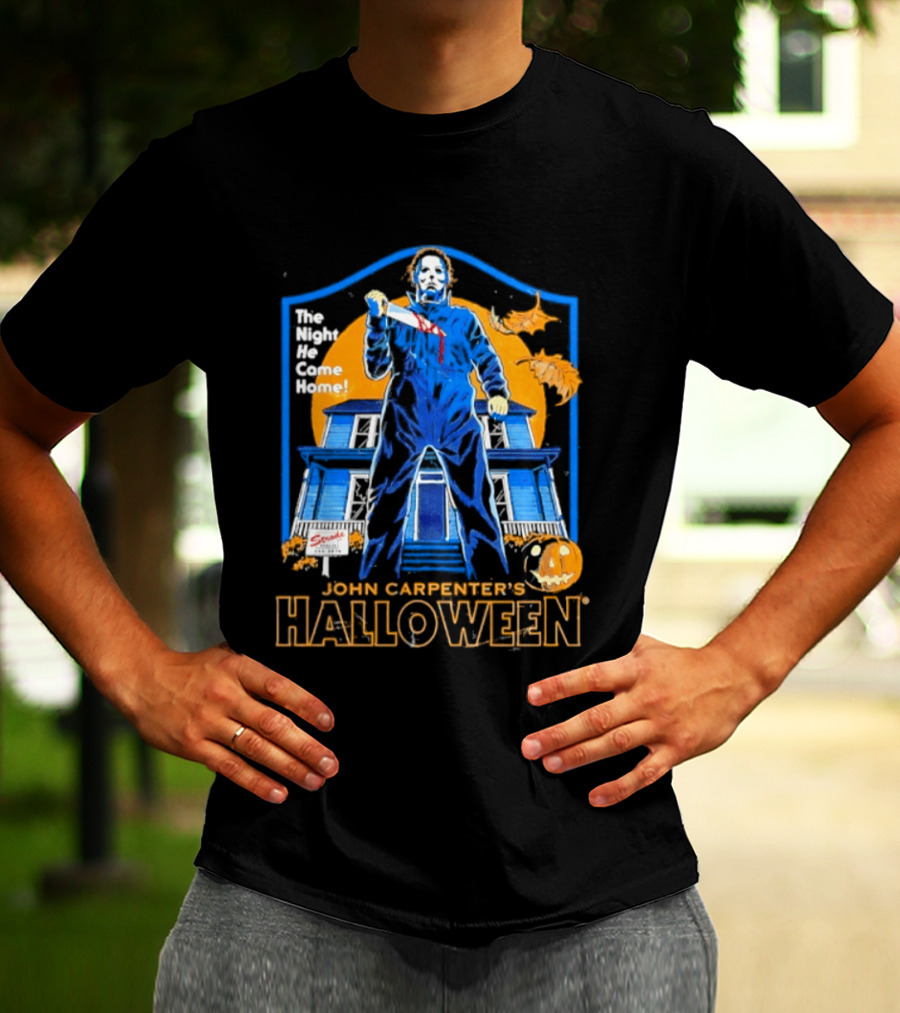 John Carpenter's The Night He Came Home Halloween Michael Myers 2026 T-Shirt