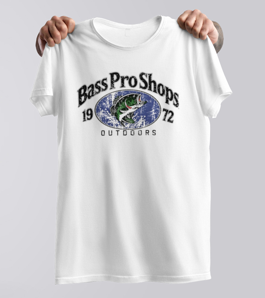 Bass Pro Shops 1972 Outdoors Fishing Nature T-Shirt