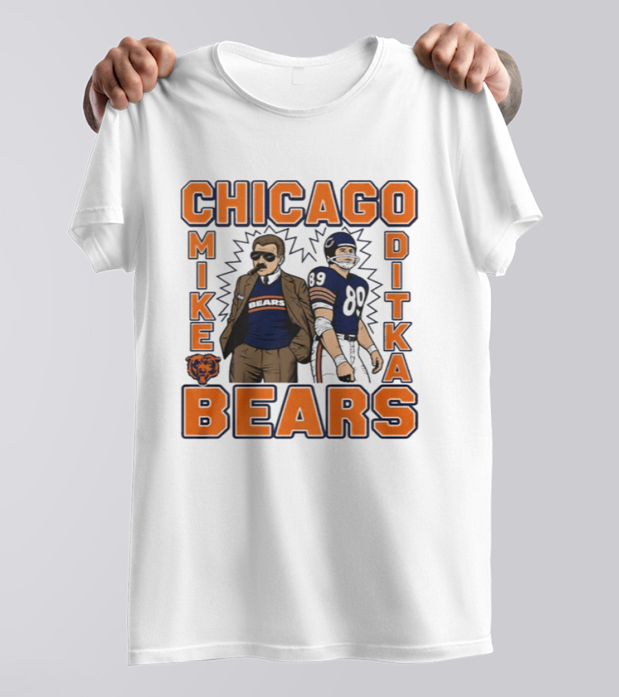 Chicago Bears Mike Ditka Classic Football Legend T-Shirt