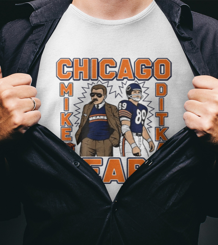 Chicago Bears Mike Ditka Classic Football Legend T-Shirt
