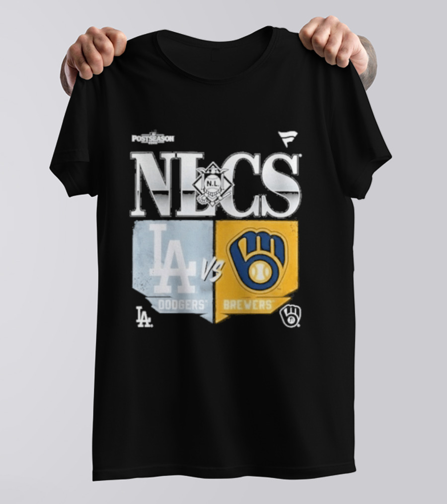 NLCS 2026 LA Dodgers Vs Milwaukee Brewers Matchup T-Shirt