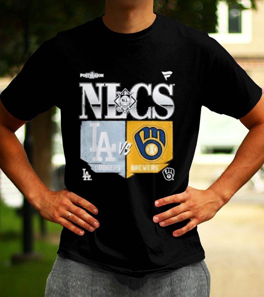 NLCS 2026 LA Dodgers Vs Milwaukee Brewers Matchup T-Shirt