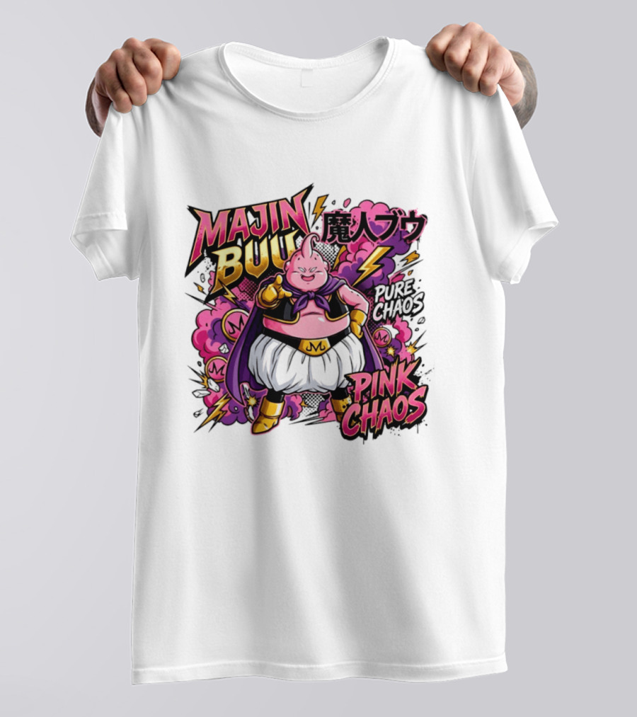 Majin Buu Pink Chaos Pure Chaos Dragon Ball Z T-Shirt