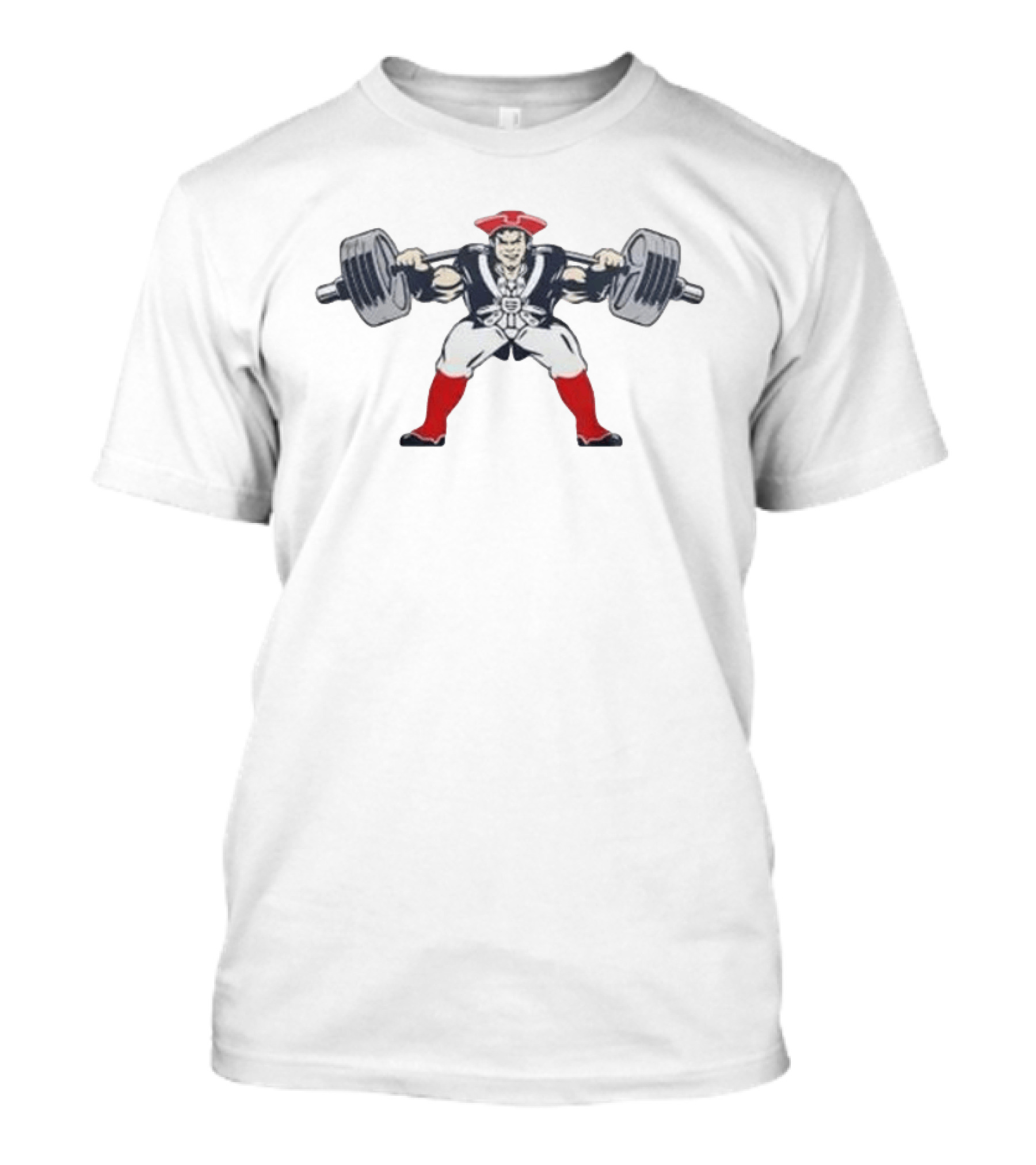 New England Patriots Warrior 2026 Weightlifting Power T-Shirt