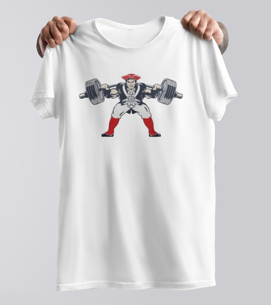 New England Patriots Warrior 2026 Weightlifting Power T-Shirt