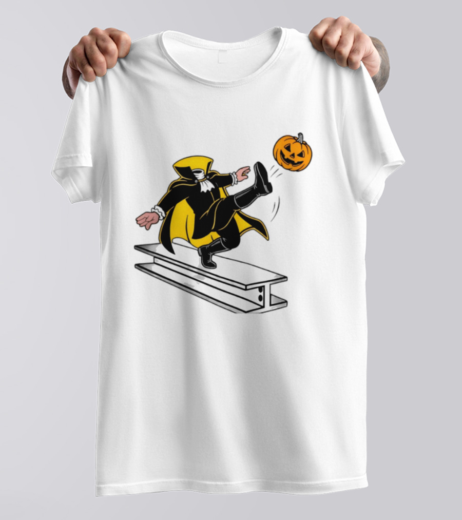Pittsburgh Steelers Halloween 2026 Headless Horseman Of Steel T-Shirt