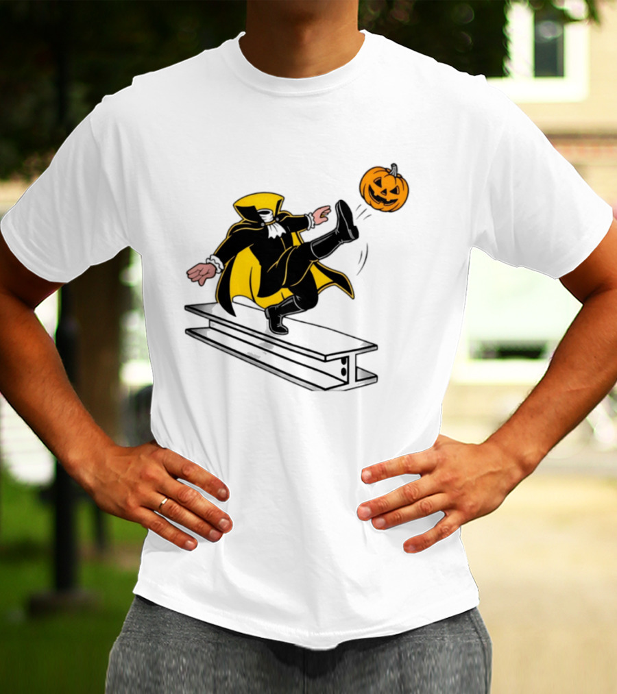 Pittsburgh Steelers Halloween 2026 Headless Horseman Of Steel T-Shirt
