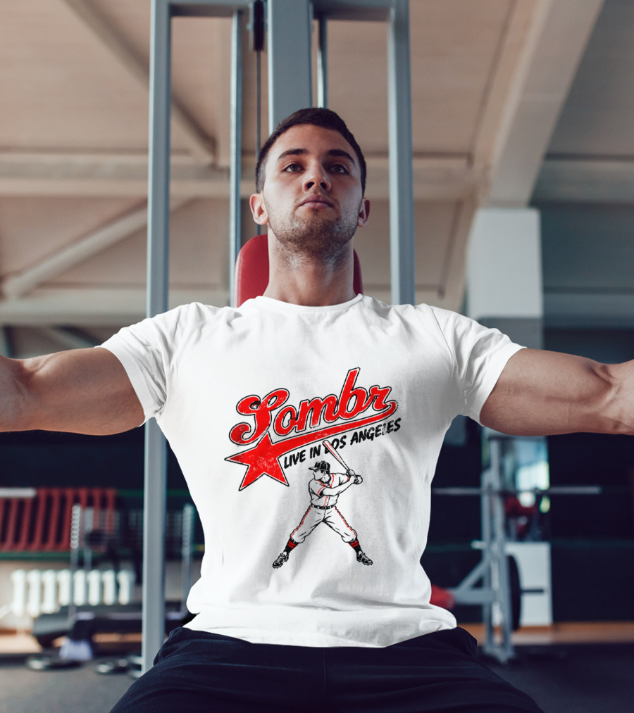 Sombr Live In Los Angeles 2026 Baseball Event At The Forum October 10 2026 T-Shirt
