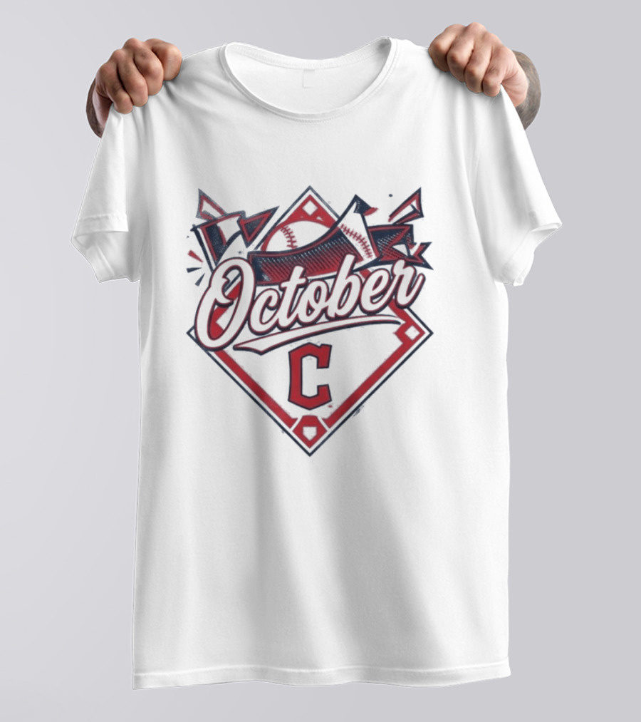 Stephen Vogt October Cleveland Guardians Celebration C T-Shirt