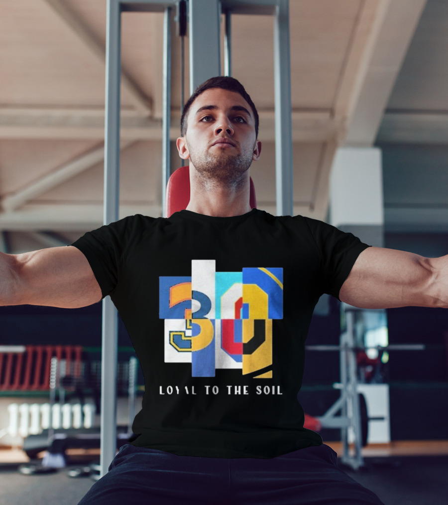 30 Loyal To The Soil Sports-Inspired Patchwork Style T-Shirt