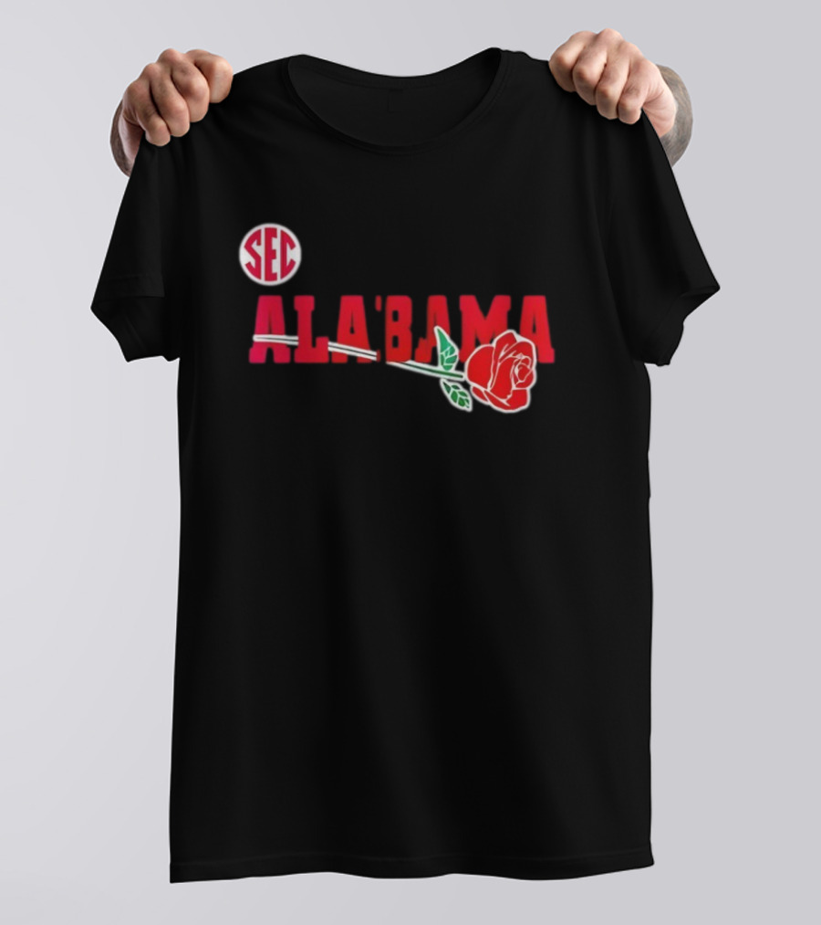 SEC Alabama Crimson Tide Rose Bowl 2026 T-Shirt