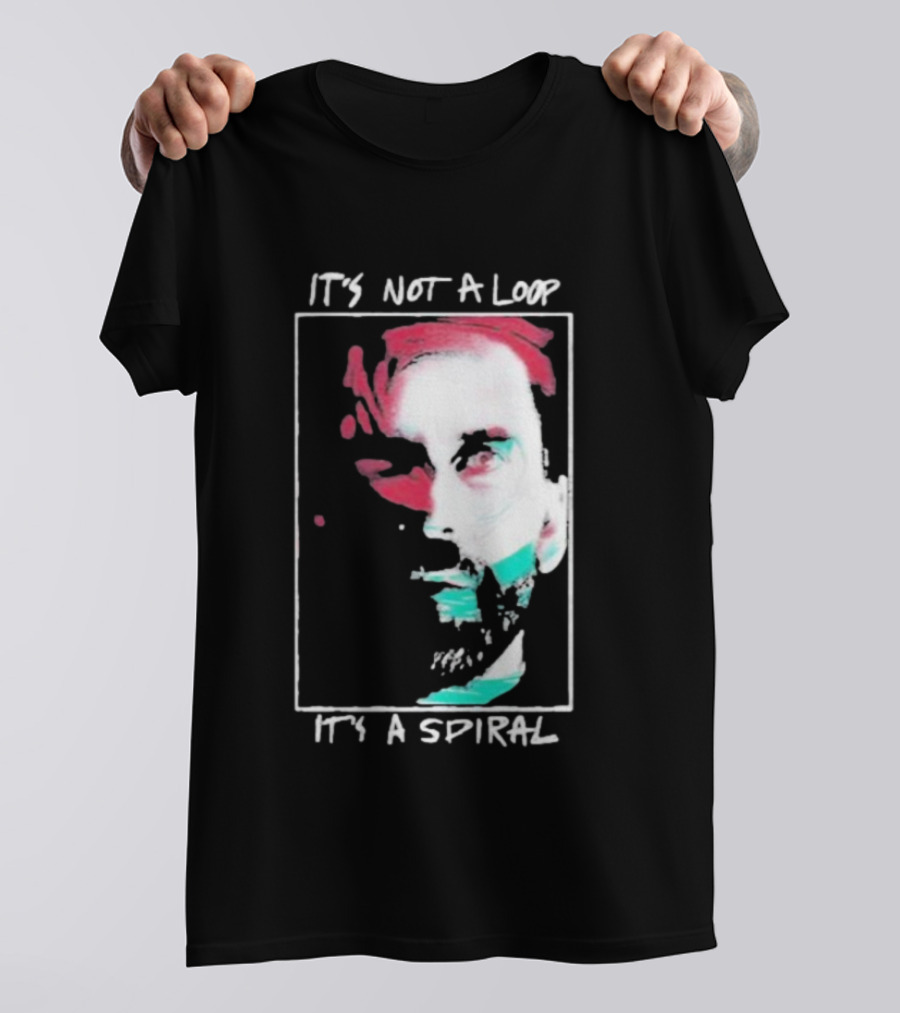 Alan Wake 2 It's Not A Loop It's A Spiral Portrait Style T-Shirt