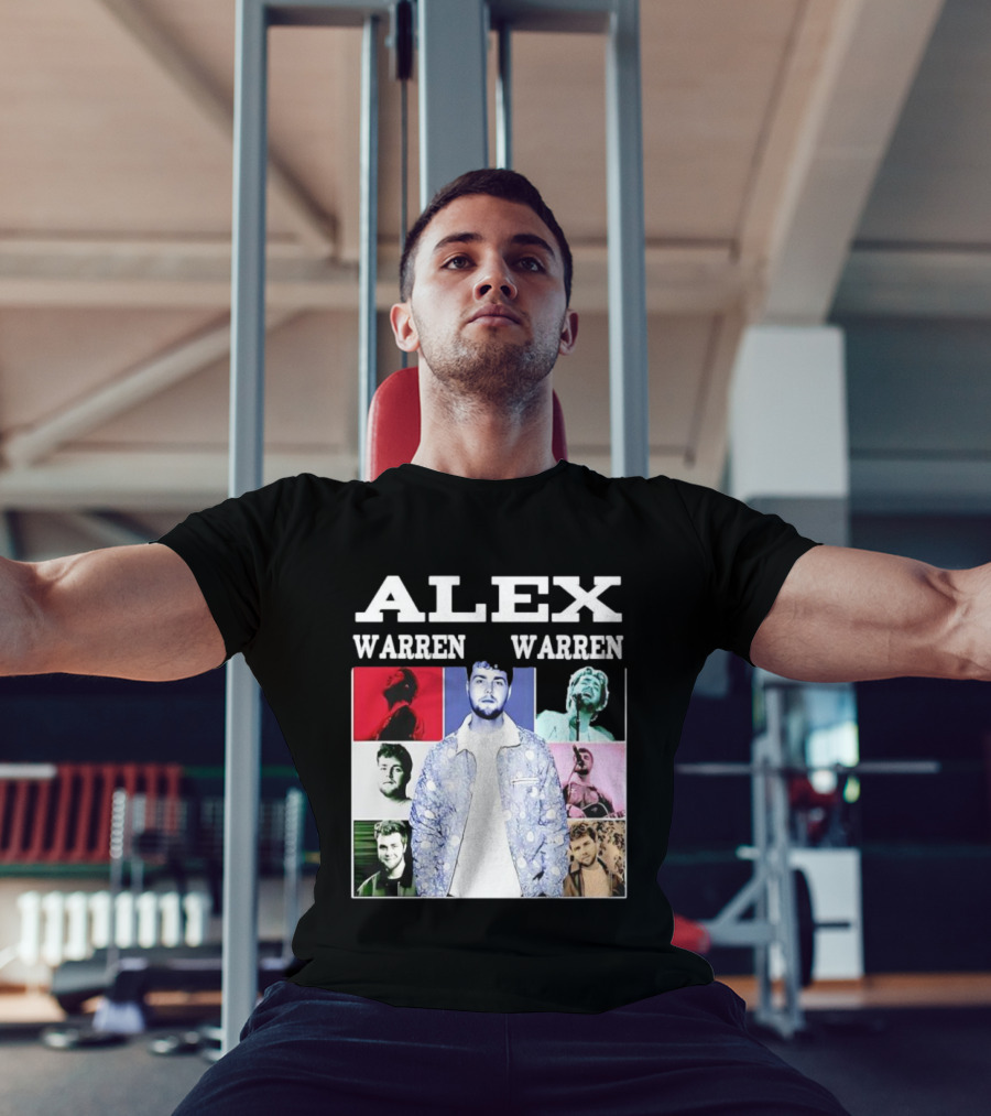 Alex Warren Tour Vintage Collage Style Photography T-Shirt