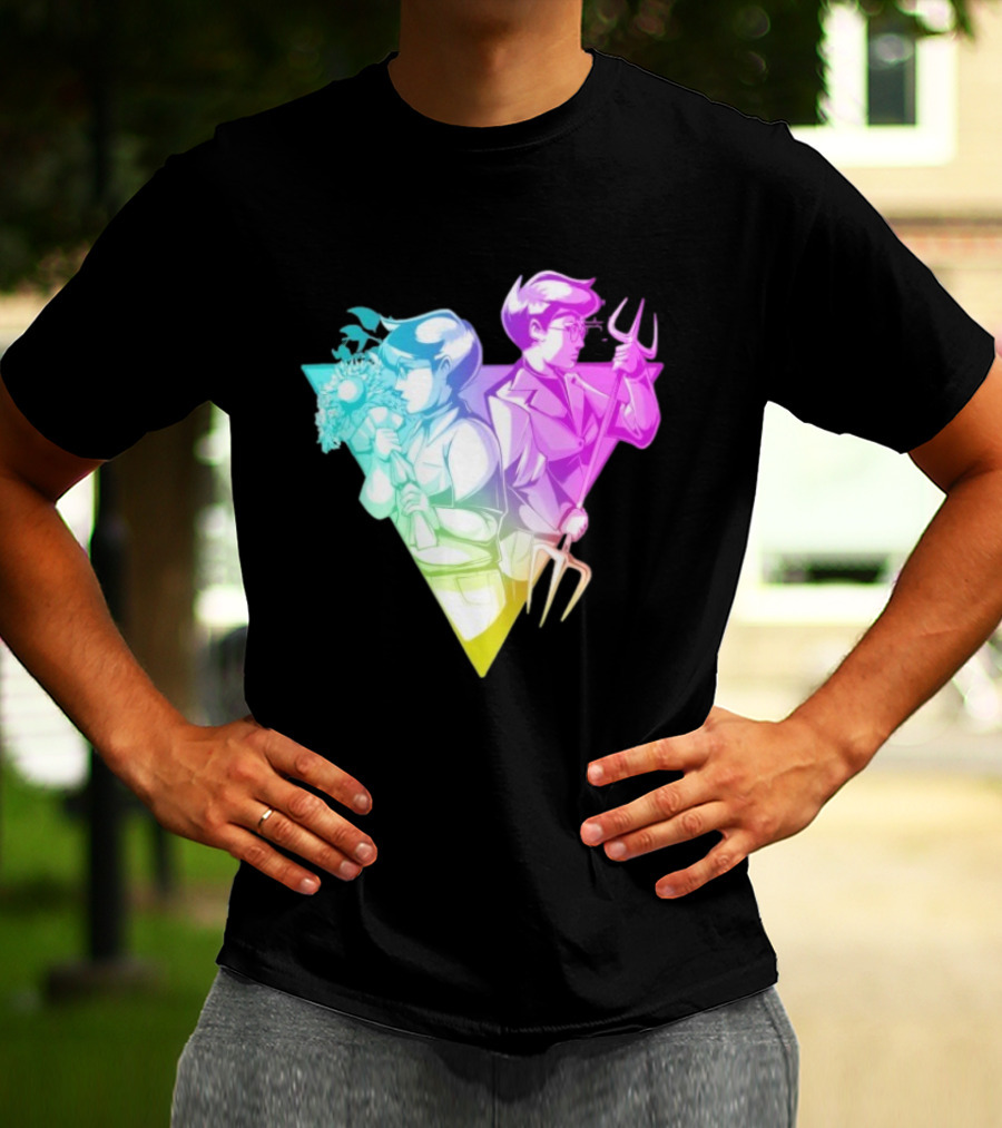 BDTH Division Character Illustration Gradient Style T-Shirt