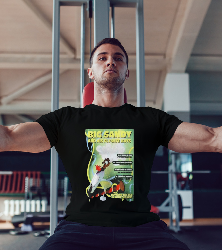 Big Sandy And His Fly-Rite Boys NYE Show 2025 San Francisco CA Event T-Shirt