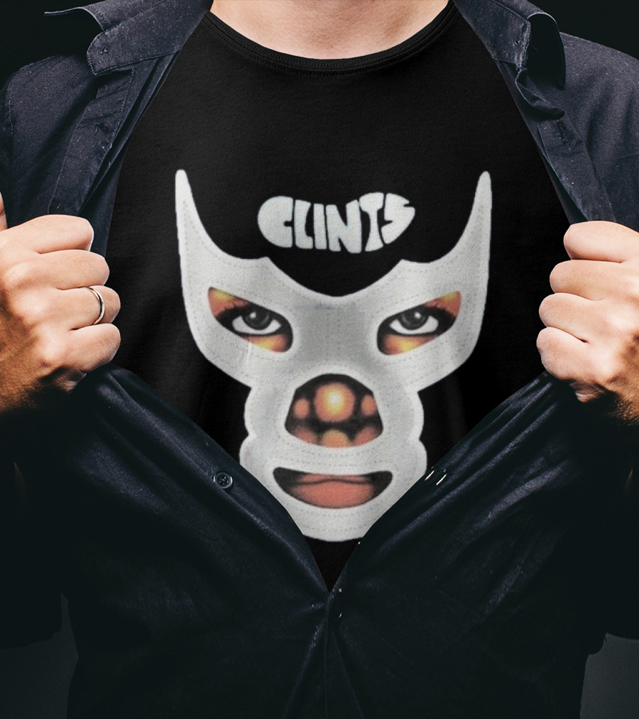 Clints Wrestler Mask Eyes T-Shirt