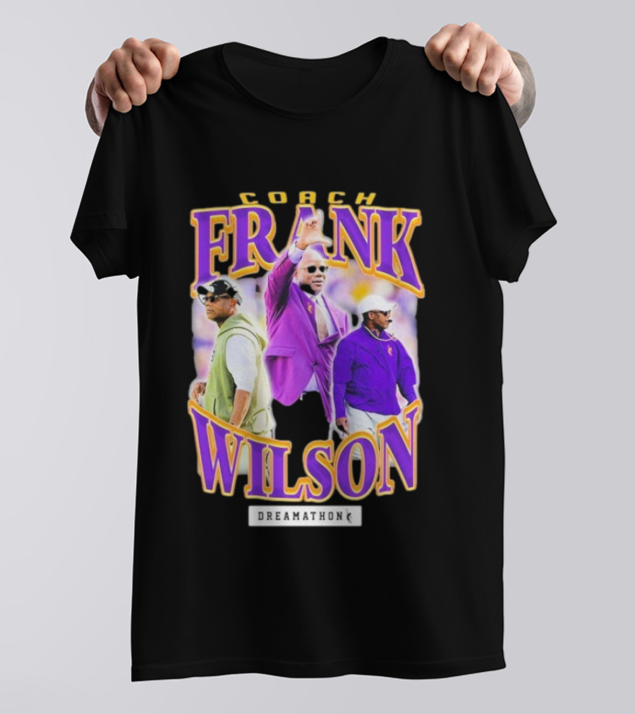 Coach Frank Wilson LSU Tigers Dreamathon T-Shirt