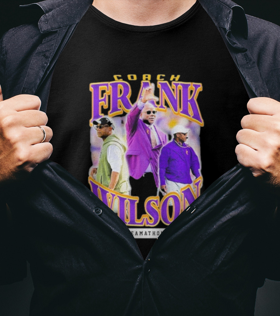 Coach Frank Wilson LSU Tigers Dreamathon T-Shirt