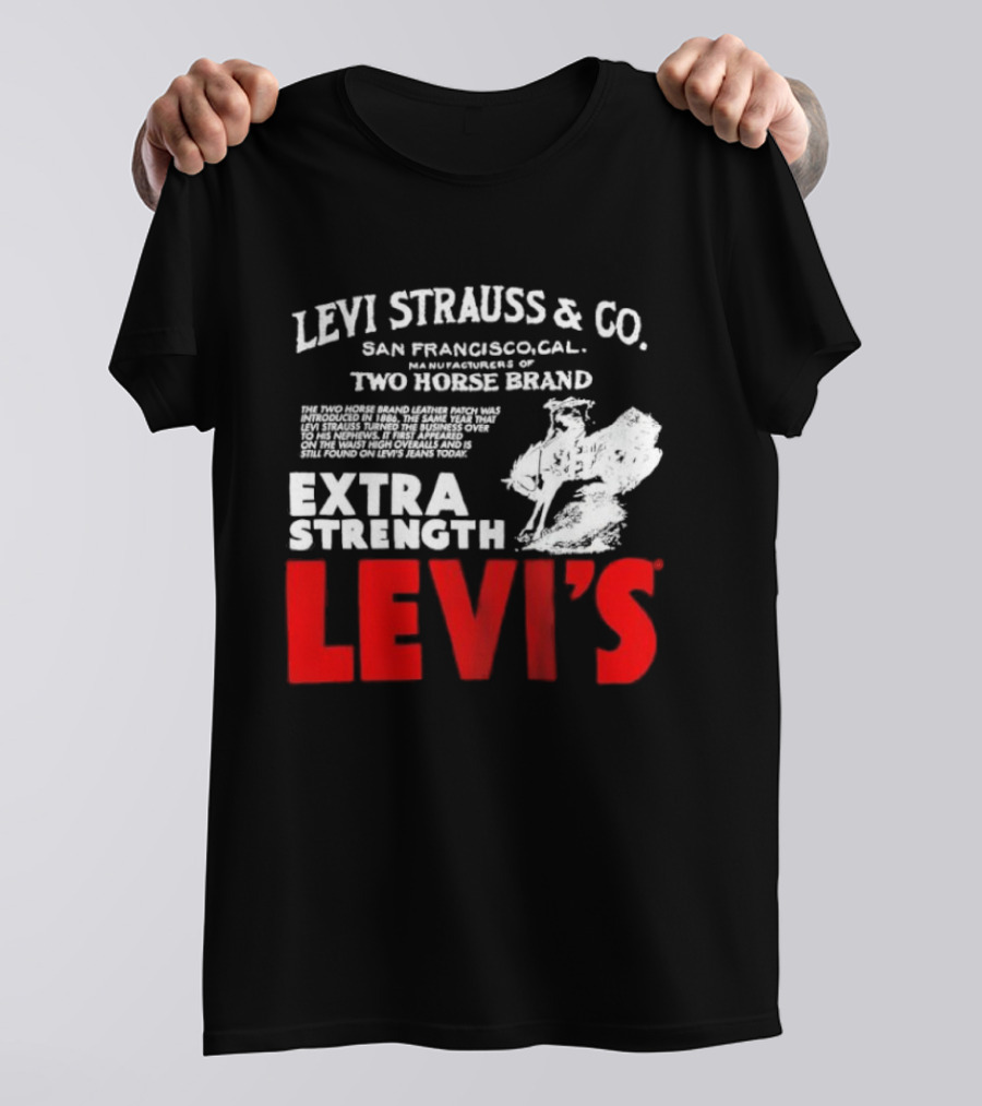 Levi Strauss & Co. San Francisco Two Horse Brand Extra Strength Levi's T-Shirt