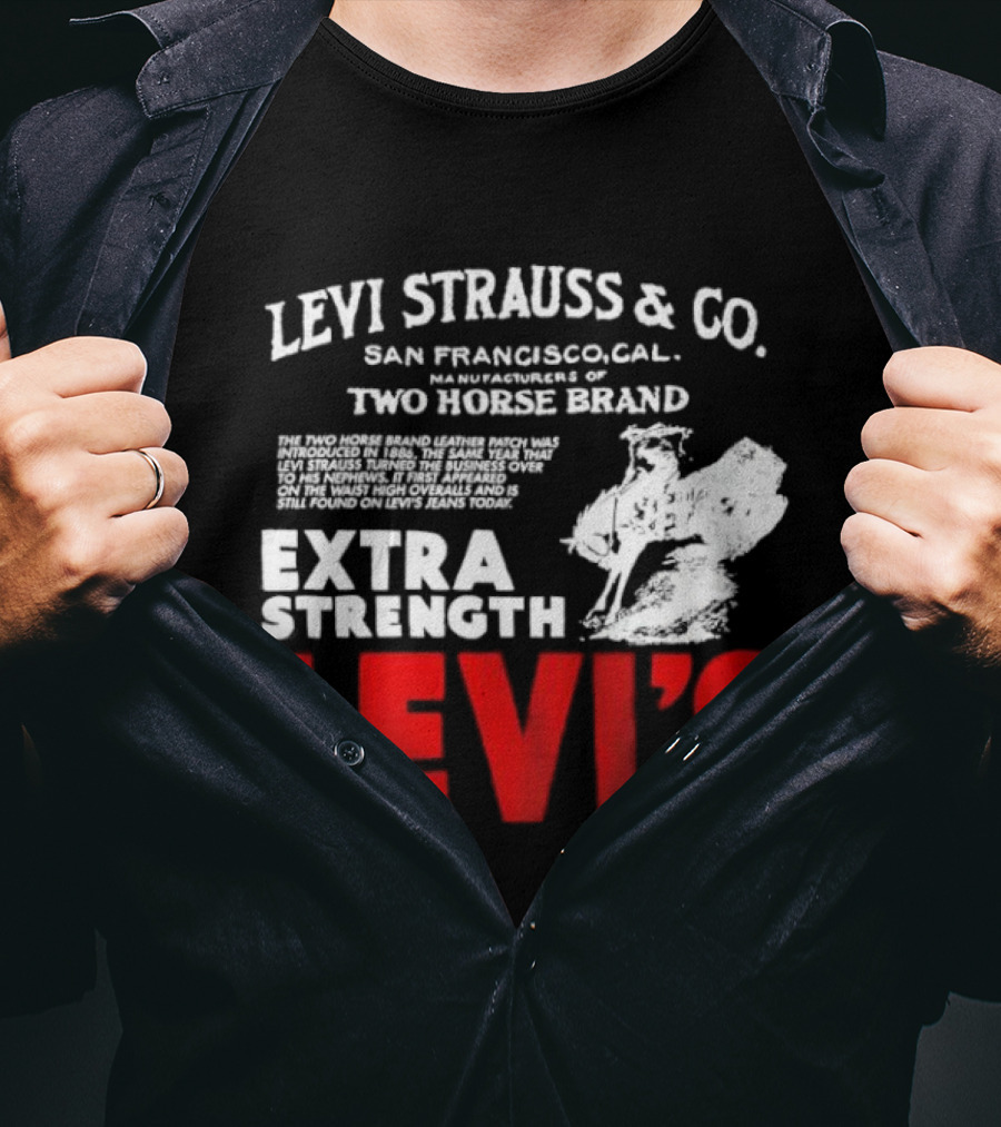Levi Strauss & Co. San Francisco Two Horse Brand Extra Strength Levi's T-Shirt
