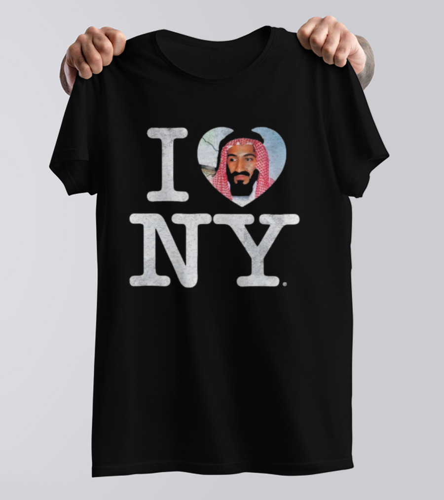 I Love NY With Saudi Arabia Twist Image T-Shirt