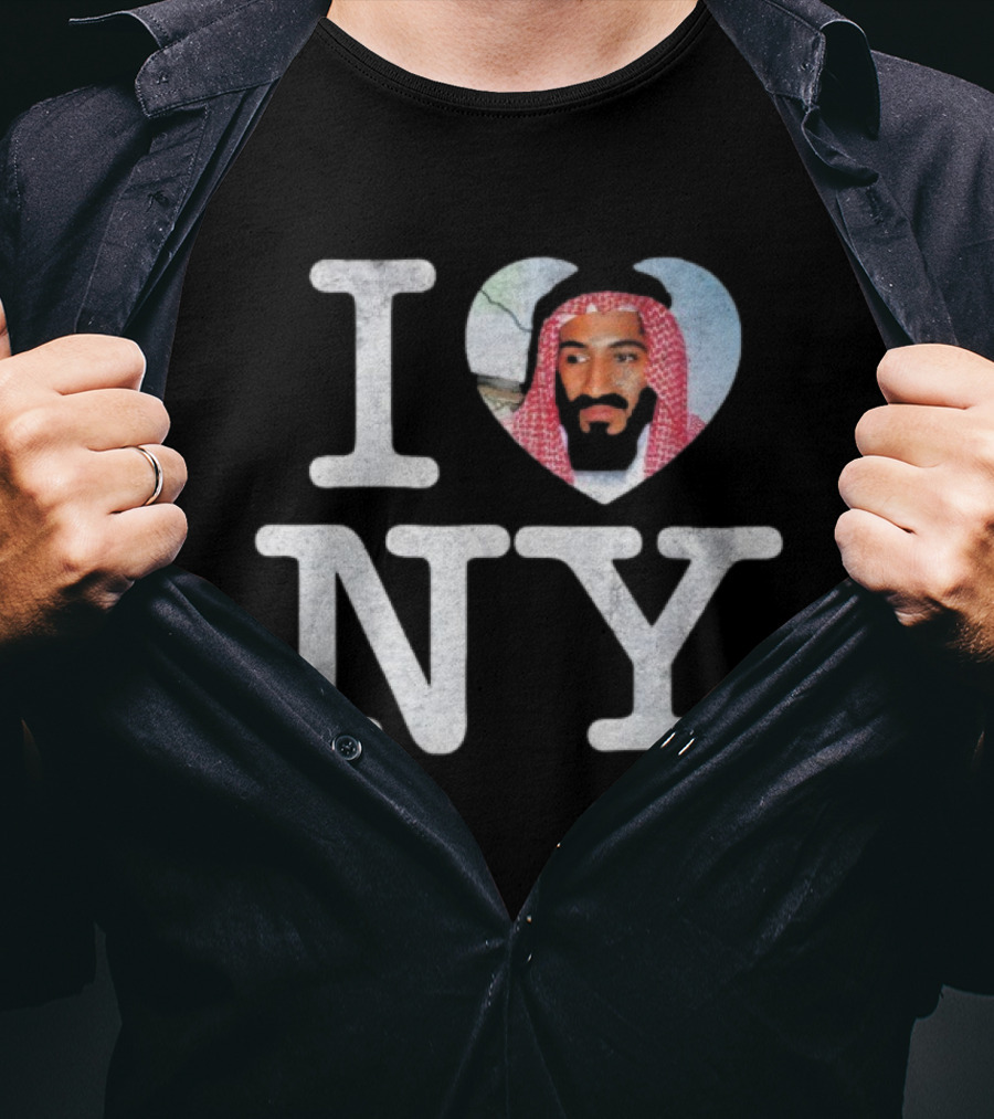 I Love NY With Saudi Arabia Twist Image T-Shirt