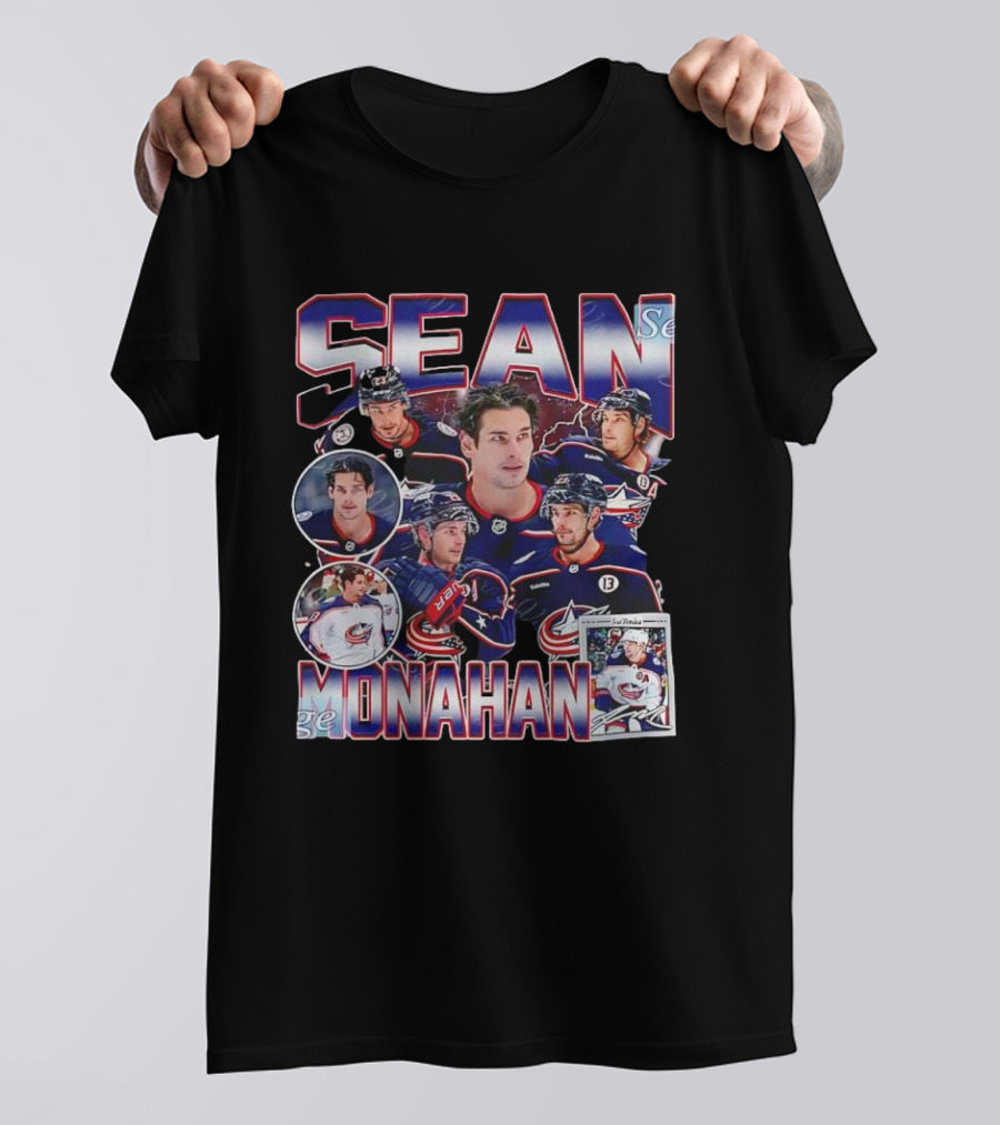 Sean Monahan Columbus Hockey Collection T-Shirt