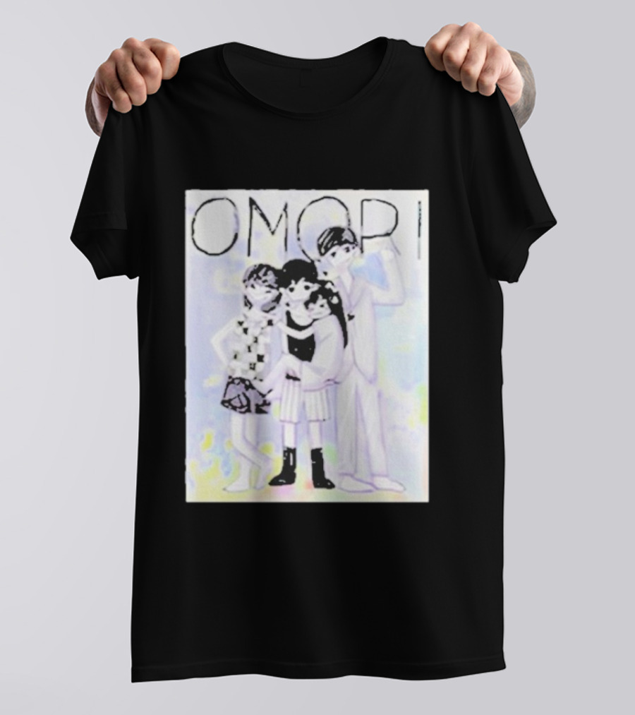 OMORI Game Characters Group Illustration T-Shirt