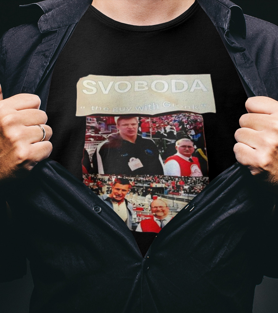 SVOBODA "the Guy With Gronk" Sports Fan Encounter Moments T-Shirt
