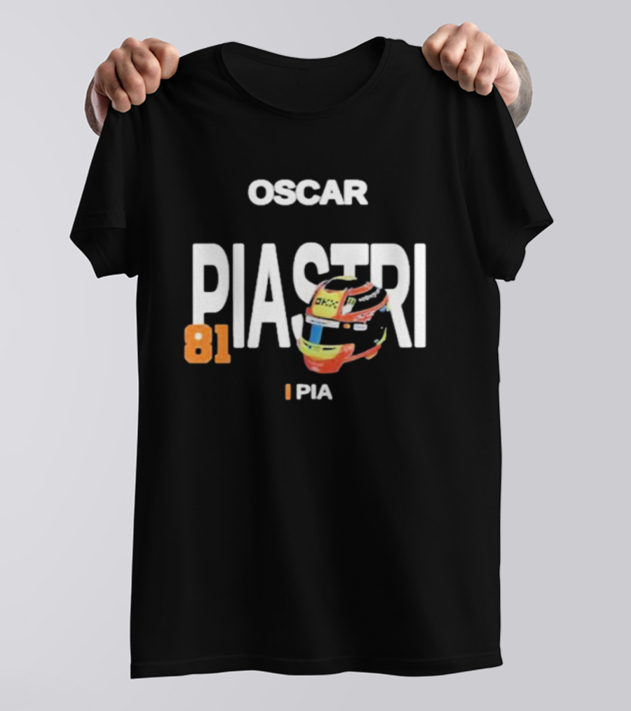 Oscar Piastri PIA81 Racing Helmet Icon PIA 81 T-Shirt