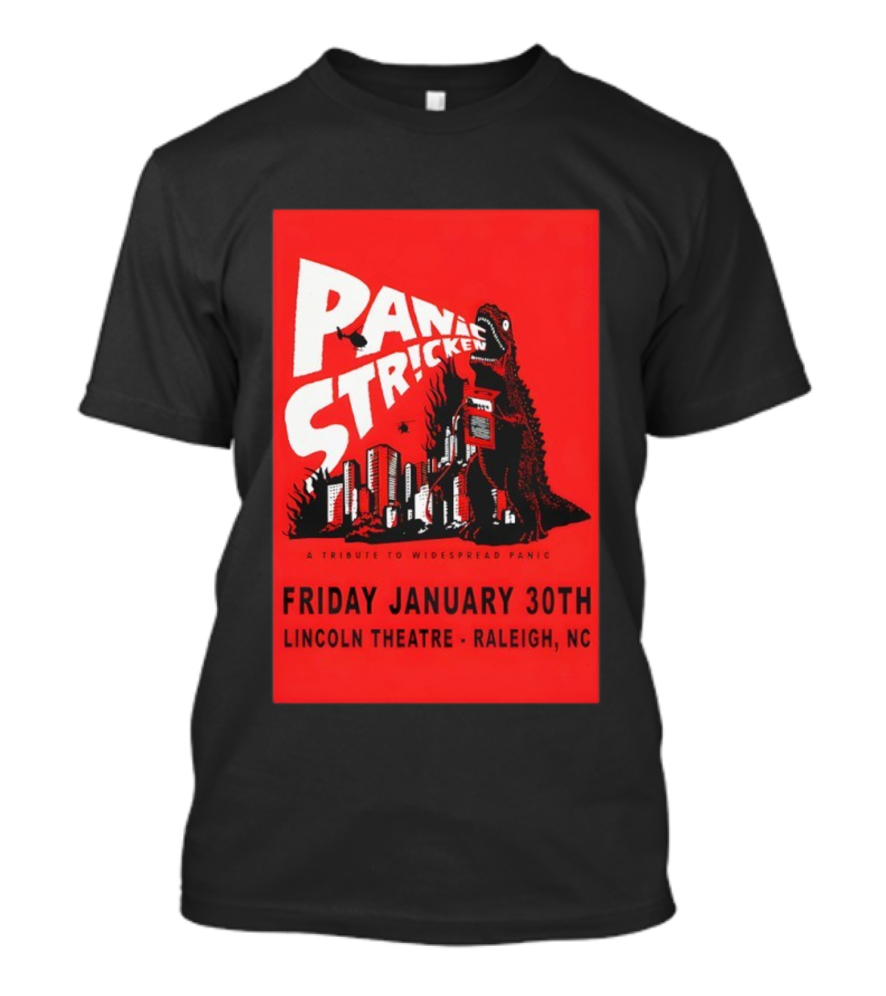 Panic Stricken A Tribute To Widespread Panic Lincoln Theatre Raleigh NC January 30 2026 T-Shirt