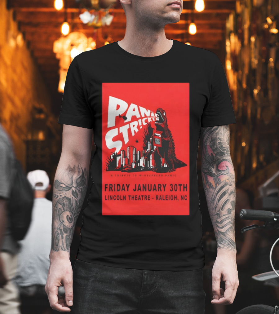 Panic Stricken A Tribute To Widespread Panic Lincoln Theatre Raleigh NC January 30 2026 T-Shirt