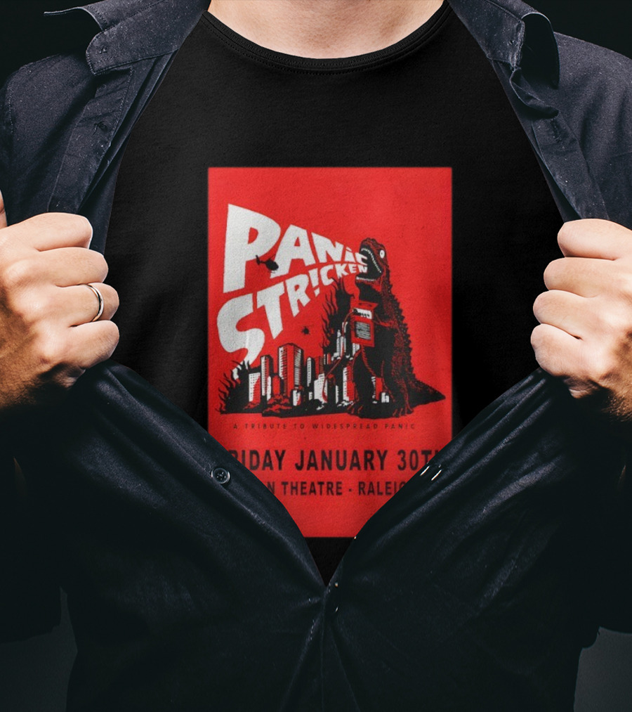 Panic Stricken A Tribute To Widespread Panic Lincoln Theatre Raleigh NC January 30 2026 T-Shirt