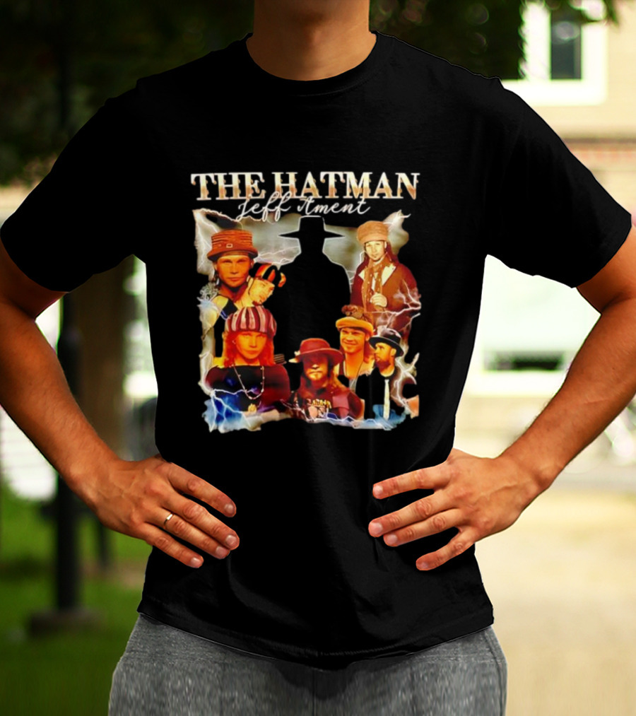 The Hatman Jeff Ament Lightning Collage T-Shirt