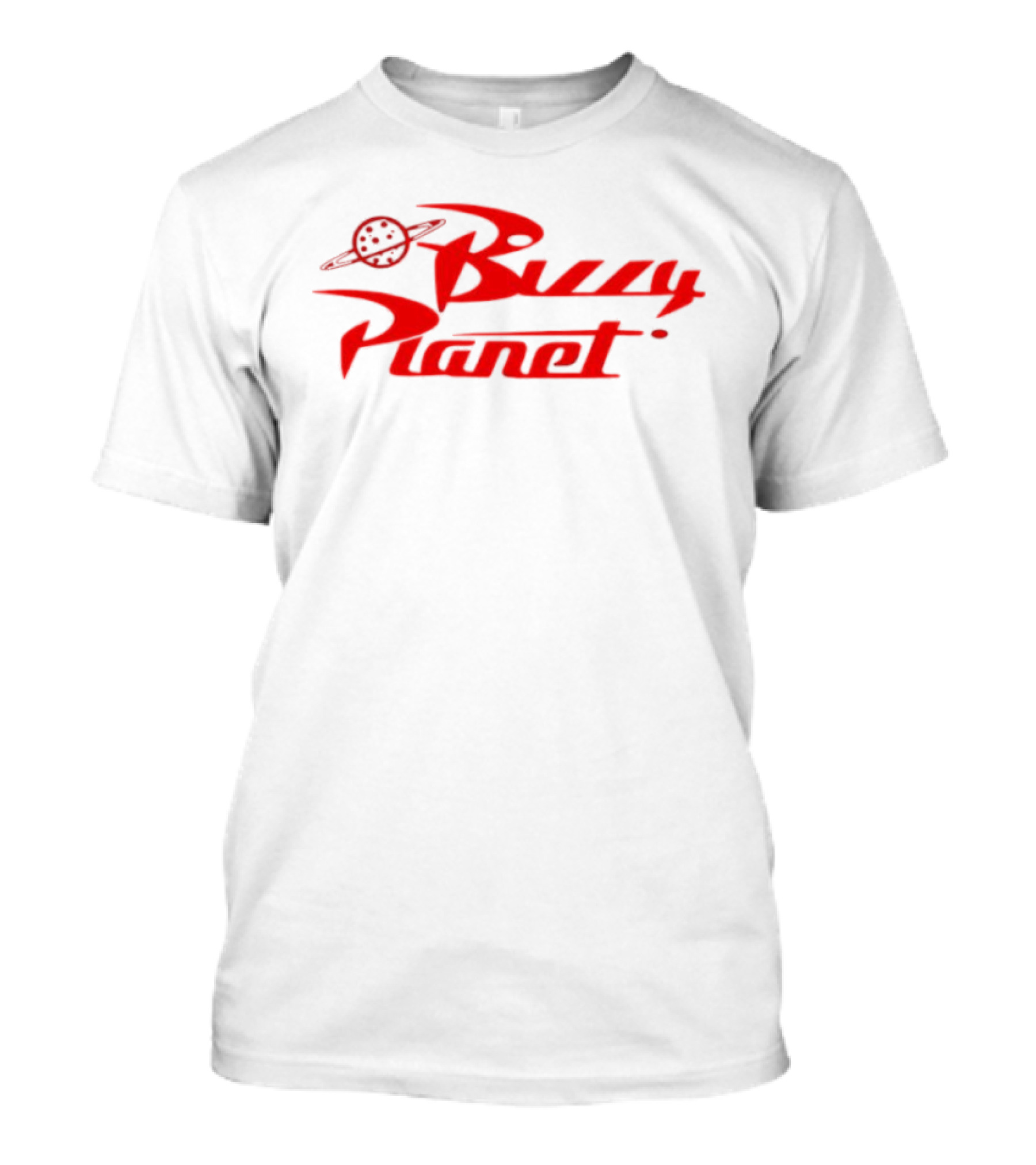Buzzy Planet Red Saturn Emblem T-Shirt