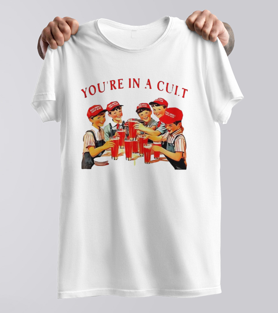 You're In A Cult Make America Cult Again Vintage Theme T-Shirt