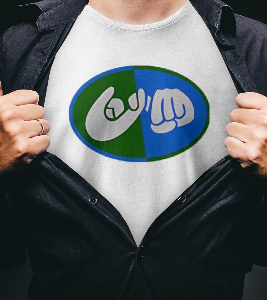 Help With That Request Circle Hand And Fist Icon T-Shirt