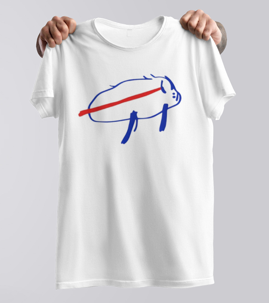 Buffalo Bills Josh Allen Potato Funny Sports Mashup T-Shirt