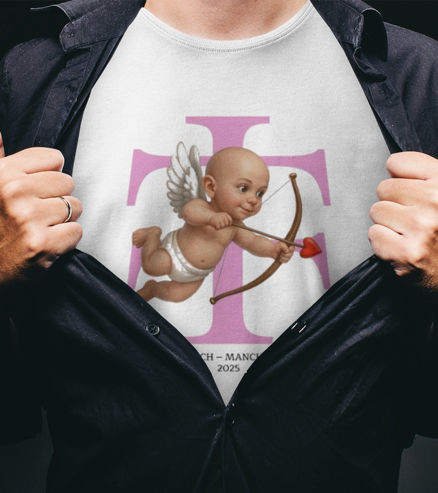 Teletech Manchester 2025 Cupid With Heart Bow And Arrow T-Shirt